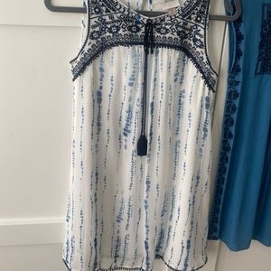 Knox Rose XS navy and white dress